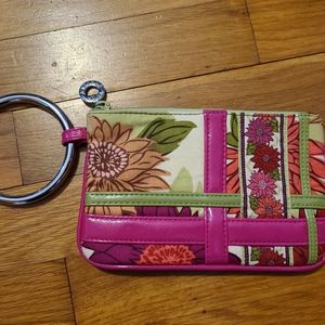 Vera Bradley wristlet (Hello Dahlia!)